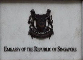 Hình ảnh triển khai hệ thống âm thanh hội nghị truyền hình tại Đại sứ quán Singapore